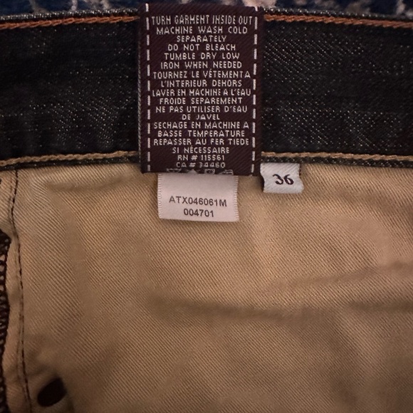 7 For All Mankind Men’s Austyn Jeans Size 36 Like New - Picture 7 of 9